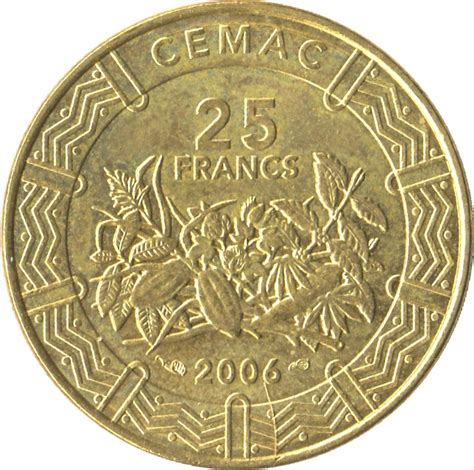 25 Francs CFA Central African States Numista