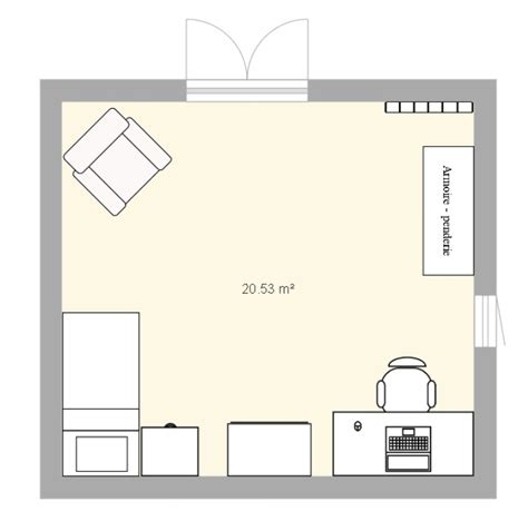 Bedroom floor plan - FREE house plan and FREE apartment plan