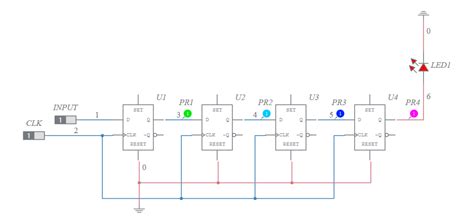 Siso Sipo Piso And Pipo Shift Registers Using Flip Flop Multisim Live