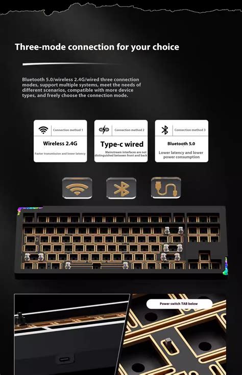 Weikav Stars V Aluminum Barebone Keyboard Kit Hot Swappable Rgb Gasket Custom Gaming