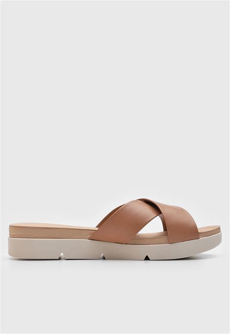 Tamanco Beira Rio Tiras Cruzadas Nude Compre Agora Dafiti Brasil