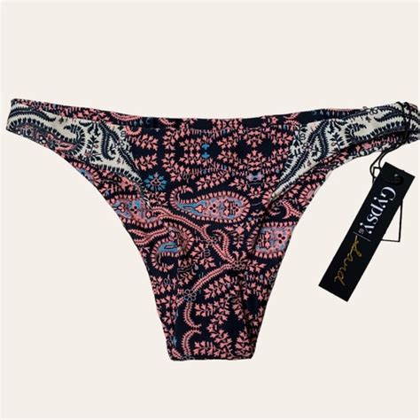 Gypsy Swim Nwt Gypsy Bottom Bikini Reversible In Neapolitan Size Small Poshmark