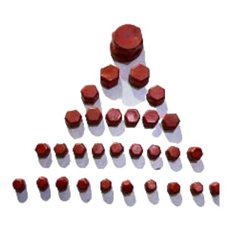 32 piece of nuts rubber handle nut rubber chain cover nut rubber and