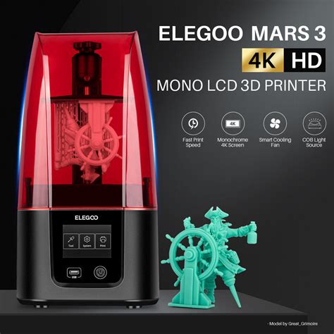 elegoo mars   user friendly desktop resin  printer elegoo au