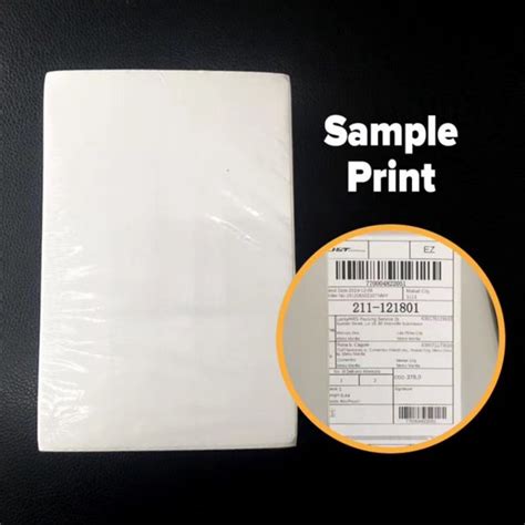 Sticker Label Adhesive Thermal Paper A X Pcs Shopee Malaysia