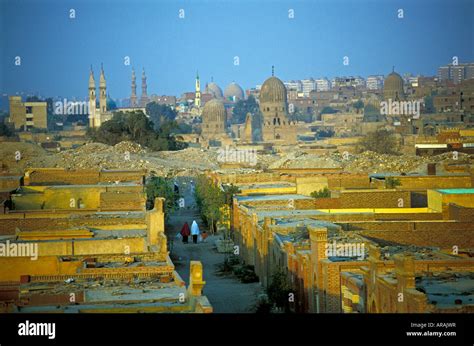 City Scape Of Residential Houses In Old Cairo Egypt Stock Photo Alamy