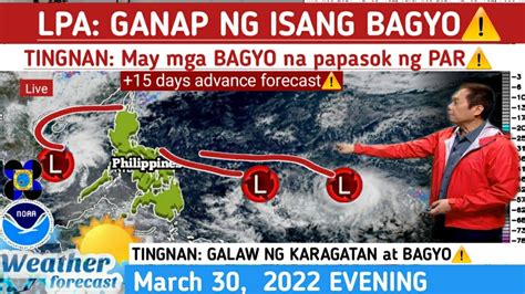 Lpa Isa Ng Bagyotingnan May Papasok Muli Sa Par Weather Update Today