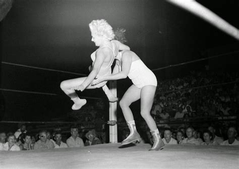 Women Wrestling At Borleske Stadium July 24 1957 The Fabulous Moolah