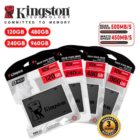 Kingston A Ssd Sata Unidade De Estado S Lido De Polegadas