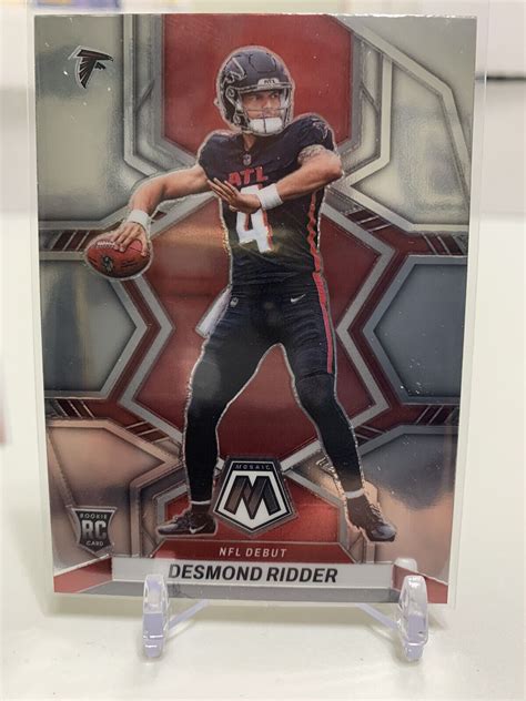 Panini Mosaic Football Desmond Ridder Nfl Debut Rookie Card