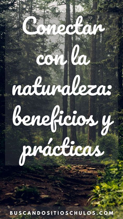 Conectar con la naturaleza beneficios y prácticas Buscando sitios