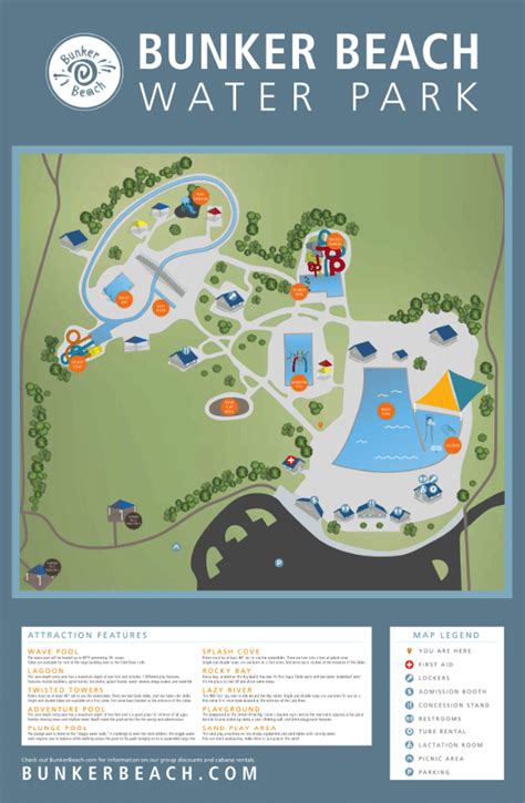 Bunker Beach Water Park Map and Brochure (2021 - 2023 ...