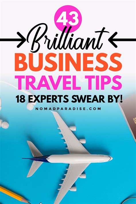 43 Expert Business Travel Tips For A Smooth Business Trip Artofit