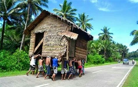 Bayanihan Philippines Culture Hut House Filipino Art