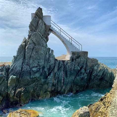 Cliff Diver platform in Mazatlán Sinaloa Mexico