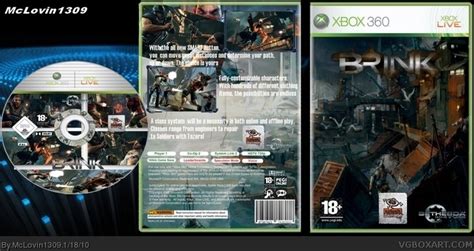 Brink Xbox 360 Box Art Cover By Mclovin1309