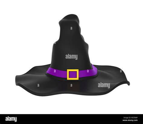 Halloween Witch Hat Isolated Stock Photo - Alamy