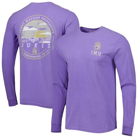 Image One James Madison Dukes Circle Campus Scene Long Sleeve T Shirt