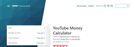 Best Youtube Money Calculator Tools Upviews Blog