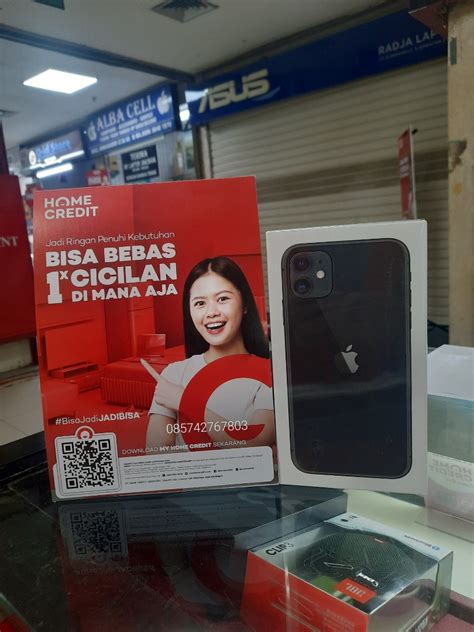 Bisa Cicilan IPhone 11 64GB Black Resmi Tanpa Cc Telepon Seluler