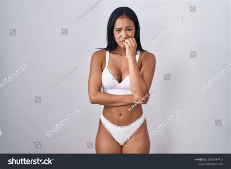 Overwhelmed Woman Looking Lingerie Photos Images Pictures Shutterstock