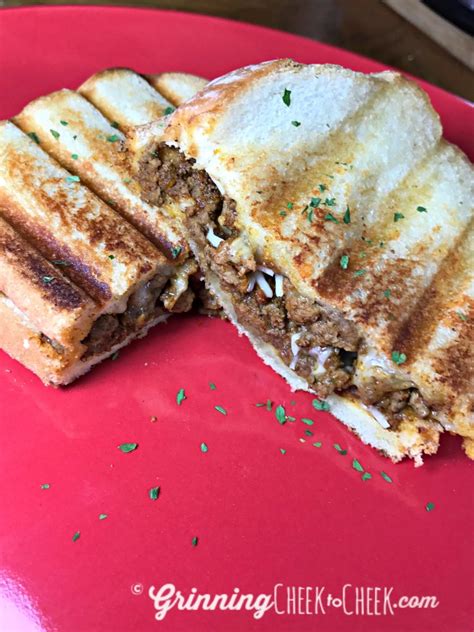 Easy Dinner Ideas Grilled Taco Panini Grinning Cheek To Cheek