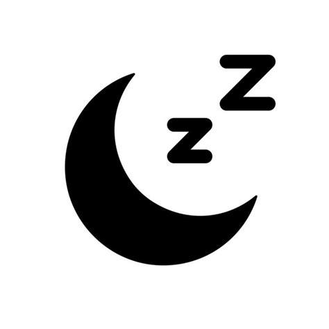 sleeping symbol vector art icons  graphics