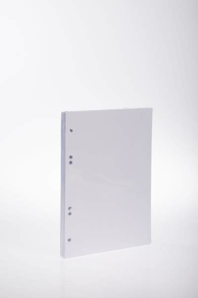 Сменный блок 100 л А5 формата для тетрадей на кольцах без линовки ...