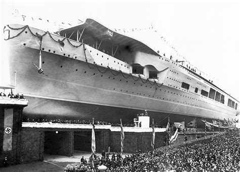 Launching Ceremony Of German Aircraft Carrier Graf Zeppelin Deutsche