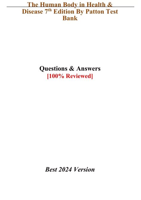 Diseases Of The Human Body 7th Edition 2