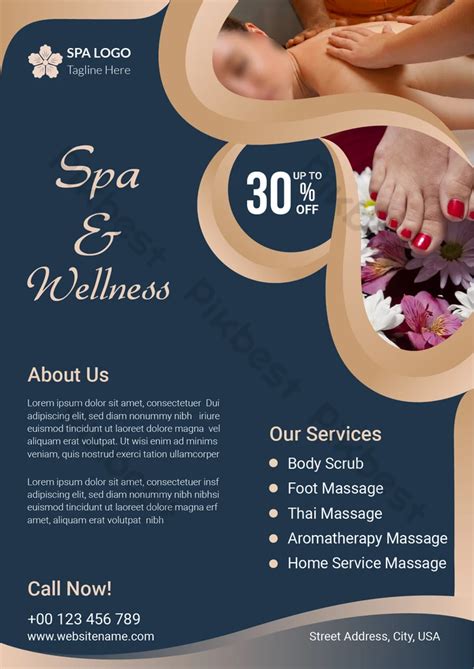 Spa Flyers Templates