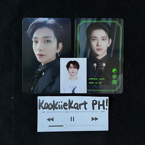 Seventeen Joshua Th Carat Membership Kit Photocard Memkit Pc Hobbies