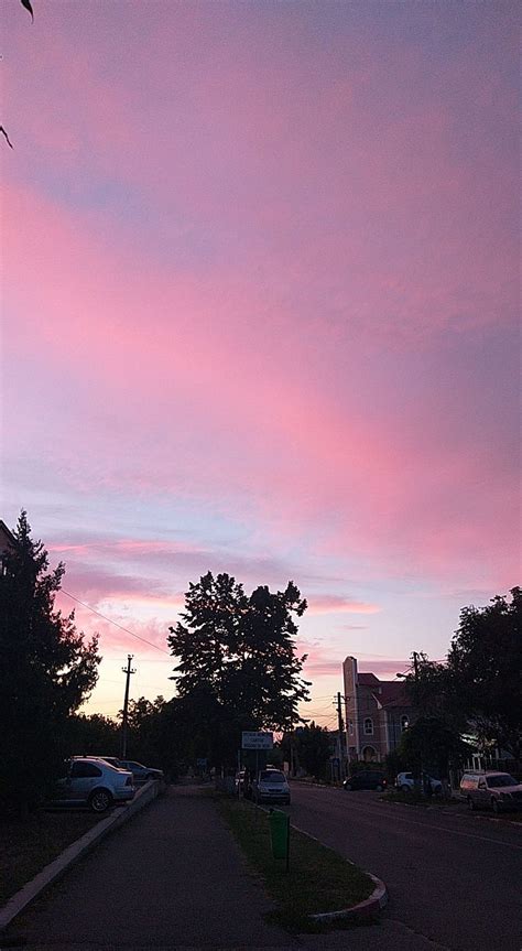 Beautiful Sunset Awesome Chill City Country Music Pink Purple