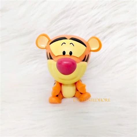 Winnie The Pooh Piglet Tigger Preserved Rose Glass Dome