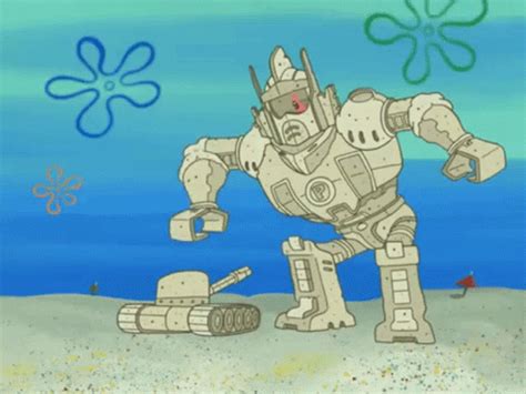 Sponge Bob Sand Wars GIF - Sponge Bob Sand Wars Mech - Discover & Share ...