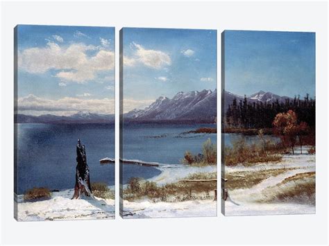 Lake Tahoe Art Print By Albert Bierstadt Icanvas