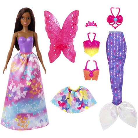 Barbie Dreamtopia Dress Up Doll Gift Set Approx Inch Brunette With Fashions Gjk