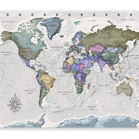 Murando Papier Peint Intiss Carte Du Monde X Cm D Https