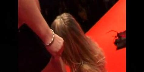 PORNONSTAGE Nasty Stripper Teasing This Horny Guy Cock On Stage Tnaflix