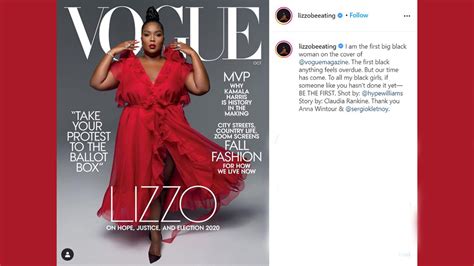 'Our time has come': Lizzo makes waves as Black, plus-size Vogue ...