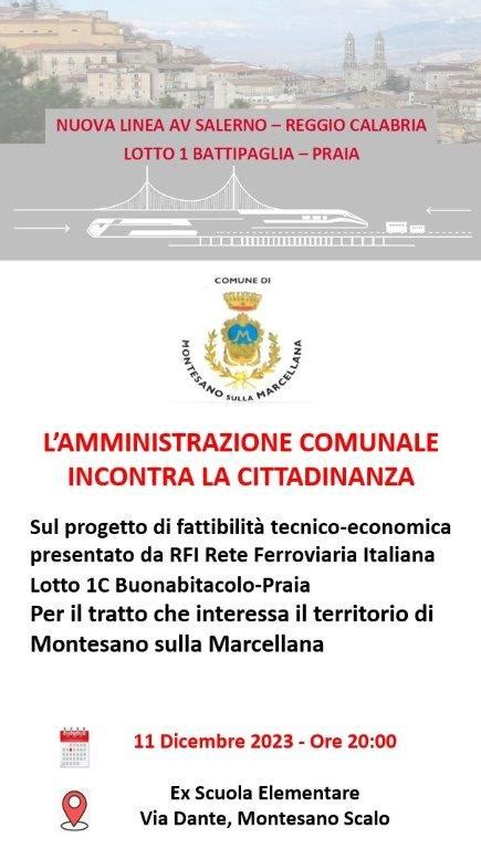 Incontro Con La Cittadinanza Sul Progetto Di Fattibilit Della Nuova