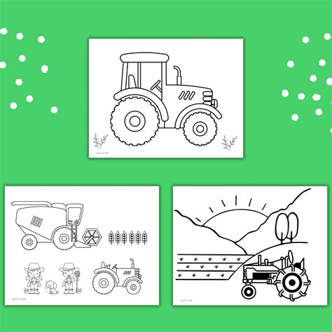 Free Printable Cute Tractor Coloring Pages For Kids Simply Full Of