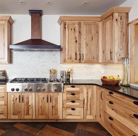 What granite choice with natural hickory cabinets – Artofit