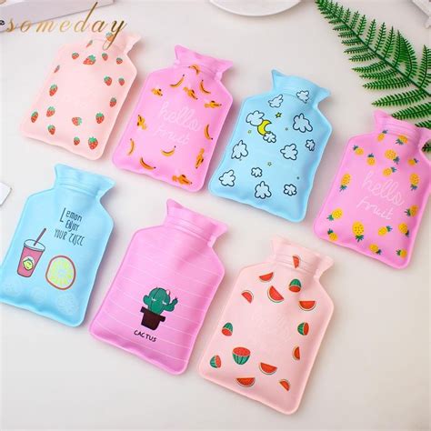 Mini Small Cute Designs Hot Compress Bottle Bag PVC Hot Cold Water Bag For Joint Muscle Pain