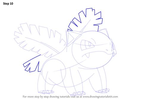 Learn How To Draw Ivysaur From Pokemon Pokemon Step By Step Drawing