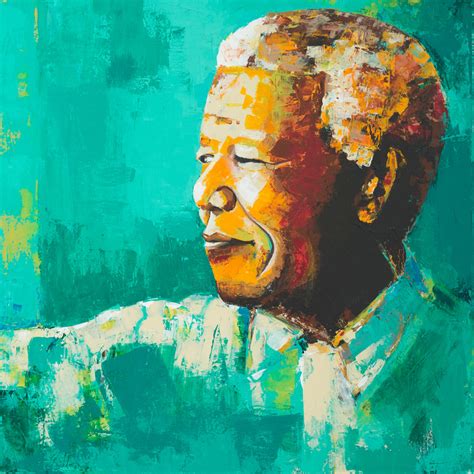 Nelson Mandela Painting By Cbaud Artmajeur