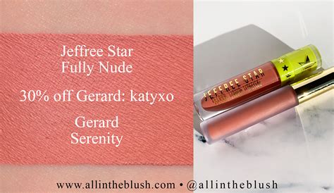 Jeffree Star Fully Nude Velour Liquid Lipstick Dupes All In The Blush