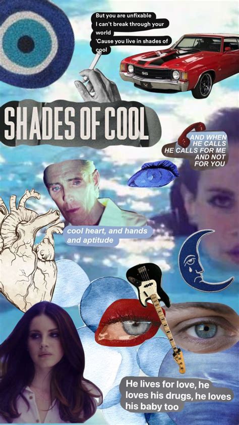 SHADES OF COOL Myfirstshuffle Moodboard Vintage Aesthetic Collage