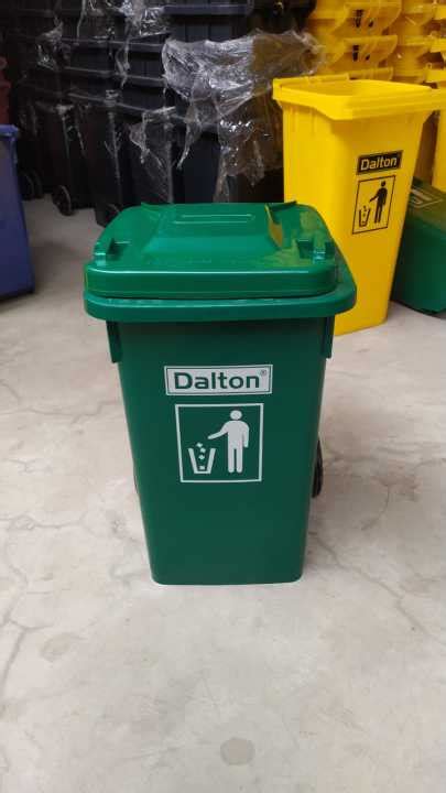 Tempat Sampah Plastik Hdpe Dalton Liter Roda Lazada Indonesia