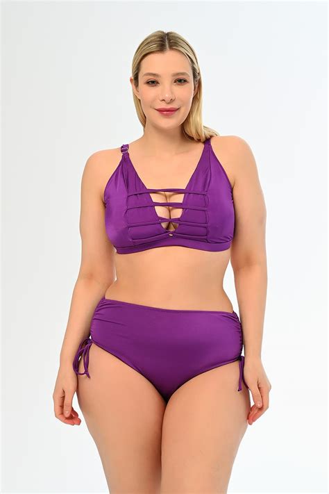 Toptan Çapraz İpli Büyük Beden Bikini Toptan Bikini Modelleri